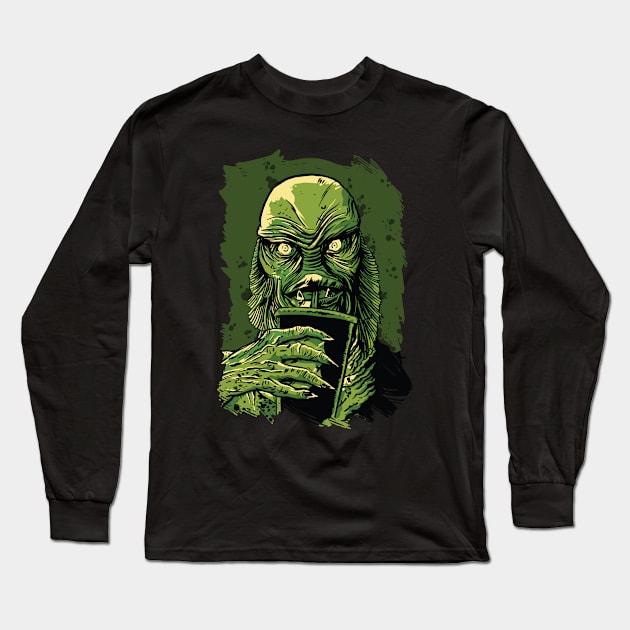 Black Lagoon Long Sleeve T-Shirt by LYNEXART